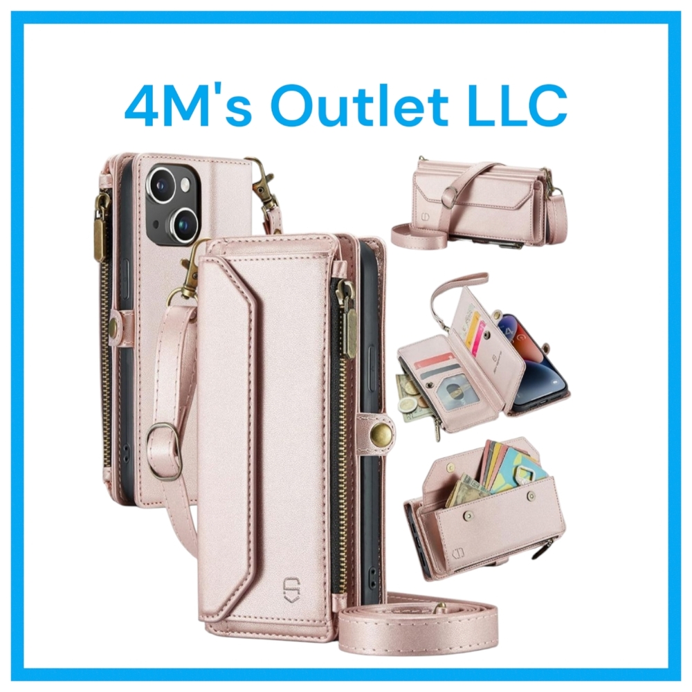Elegant Pink Wallet Phone Case